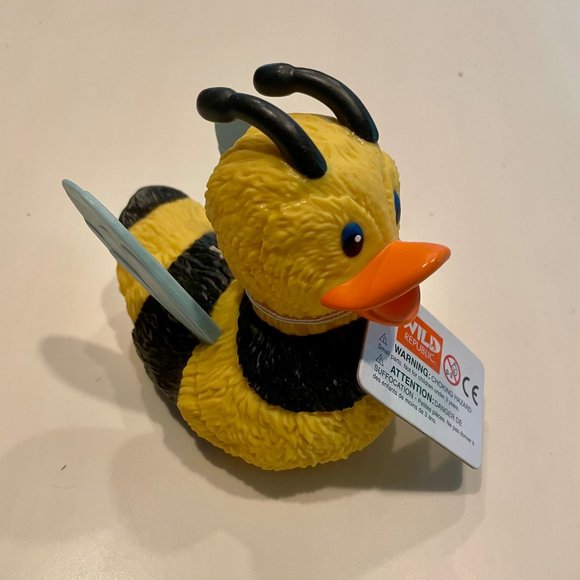 NWT Wild Republic Bumble Bee Rubber Duck - Picture 2 of 3